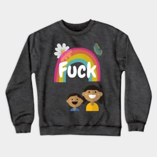 Four Letter More Cute Kids Crewneck Sweatshirt